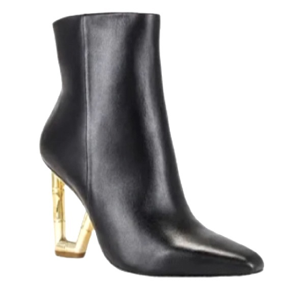 NWOB Cult Gaia Black Valeska Geometric Heel Boot - Sz 6